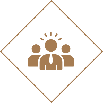A group of people standing in front of each other.